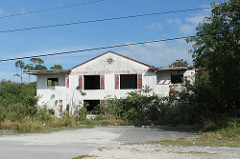 Abandoned houses.