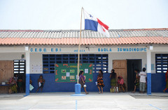 Visita de Red de Periodistas a Isla Tigre, Comarca Guna Yala