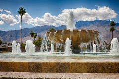 The Palm Springs Airport Fountain