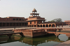 Fatehpur Sikri, Ornamental Pool and Panch Mahal
