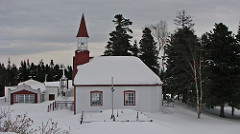 Les Îlets-Jérémie, Québec : chapelle Sainte-Anne.