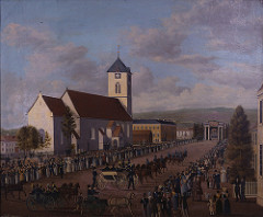 Kong Carl Johan besøker Trondhjem (1835)