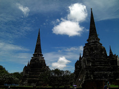 Chedis at Ayutthaya