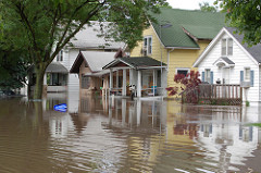 Flooding in Cedar Rapids, IA