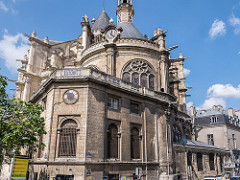 Iglesia Saint-Eustache (vista posterior)
