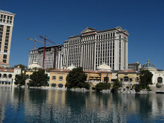 Caesars Palace from Bellagio, Las Vegas, Nevada