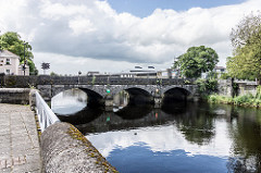 Mathew Bridge joins Georges Quay to Charlottes Quay in Limerick