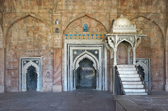 La salle de prière de la mosquée Jama Masjid (Mandu, Inde)
