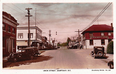 Postcard: Courtenay, BC, c.1936