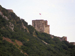 Moorish Castle and Union Jack, Gibraltar