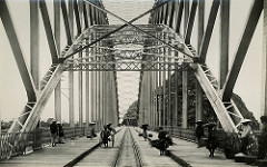 Indochine vers 1905-10 - Le pont de Ham Rong - Cầu Hàm Rồng tỉnh Thanh Hóa, bị Việt Minh phá hủy năm 1945
