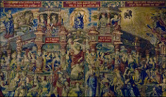 Tapestry in the Burrell Collection, "The Triumph of Divine Wisdom"
