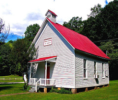 Preserved One-room Schoolhouse