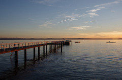 Sunset Lake Constance