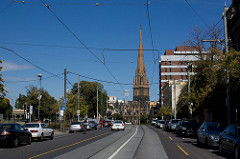 Brunswick Street Looking Towards the City, Fitzroy, Victoria Australia,Fitzroy,VictoriaAustralia