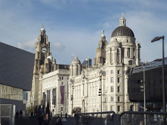 The Three Graces - Liverpool Waterfront - Royal Liver, Cunard and Port of Liverpool Buildings
