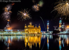 Diwali Fireworks @ Golden Temple Amritsar