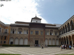 Real Alcázar - Seville - Patio de la Monteria - Palacio Mudéjar