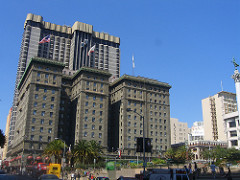 the famous st. francis hotel, home to many high-priced escorts both gay and straight