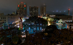 Downtown San Antonio in the Rain