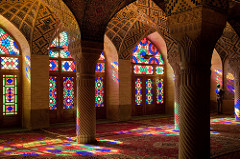 Colors Streaming, Winter Prayer Hall, Nasir-Ol-Molk Mosque, Shiraz