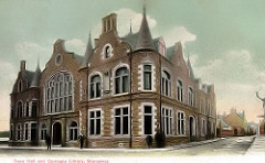 Stornoway-Townhall - Historical Postcard
