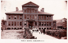 Postcard: Public School, Kamloops, BC, c.1912