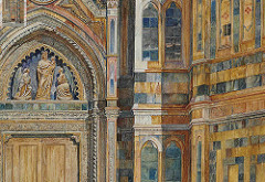 [ N ] Henry Roderick Newman -Porta dei Canonici, Duomo, Florence - Detail 3