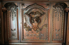 Front of the Resolute desk - Richard M Nixon Presidential Museum and Library