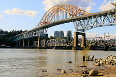 two spans across the Fraser River