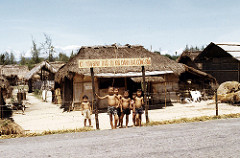 Local village near Chu Lai on Highway 1 1970