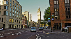 Belfast - The Albert Memorial Clock  (in the distance)