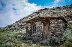 Mining building in South Pass, Wy
