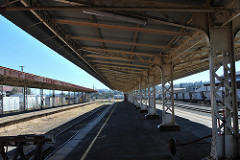 Empty platform