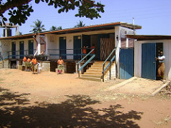 Male (right) and female (left) toilet block
