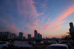 Sunset of Taehwa River, Ulsan, Republic of Korea
