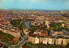 Berlin - Looking East from Funkturm (Postcard)