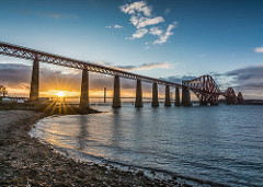 Sunset in South Queensferry