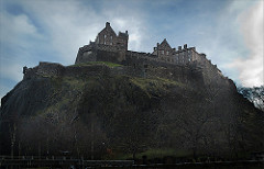 Edinburgh Castle in January