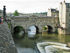 Bath - May 2005 - Pulteney Bridge and Weir
