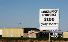 Bankrupty or Divorce?